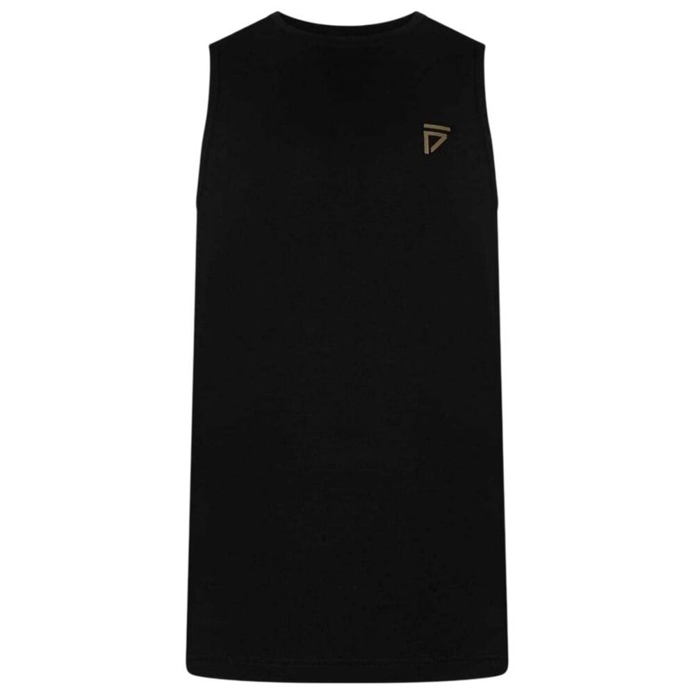 Gym King Mens Loose Fit Sleeveless Boxing Tank Top / Black